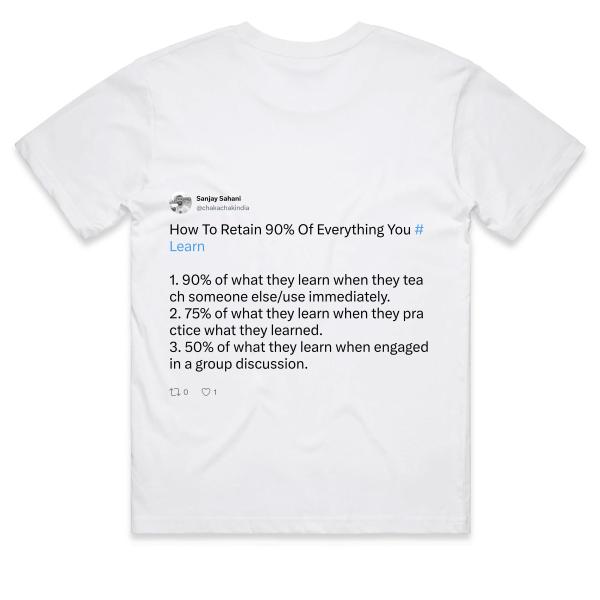 Post: How To Retain 90% Of Everything You #Learn  1. 90% of what they learn when they teach someone else/use immediately. 2. 75% of what they learn when they practice what they learned. 3. 50% of what they learn when engaged in a group discussion.