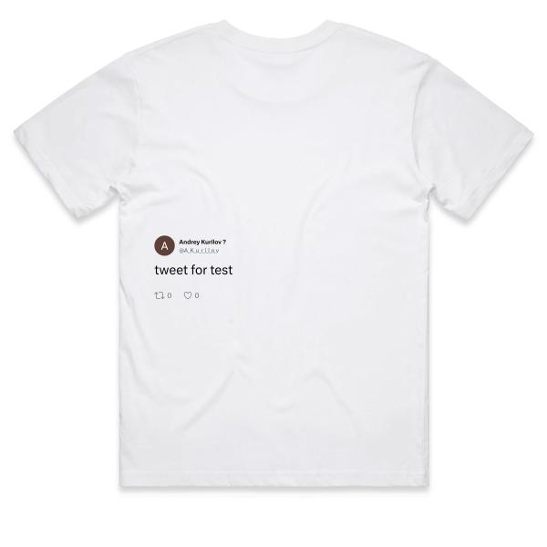 Post: tweet for test