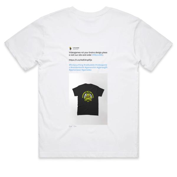 Post: Videogames rot your brains design,please visit our site and order #RBandME:    https://t.co/rkd04npfQs   #findyourthing #redbubble #videogames #residentevil4 #gamershirt #gamergift #gamerwear #gamedev