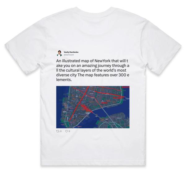 Post: An illustrated map of NewYork that will take you on an amazing journey through all the cultural layers of the world's most diverse city The map features over 300 elements.