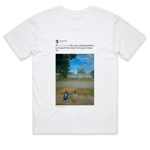 Post: RT @turtology: My sons, watching Artemis II launch from their front yard in Orlando.